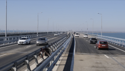 Со стороны Тамани нет очереди к Крымскому мосту