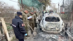 В Крыму мужчина ранил четырёх полицейских из ружья и поджёг дом