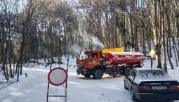 Дорога на Ай-Петри временно закрыта из-за непогоды