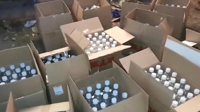 В Крыму выявили тонны контрафактной водки