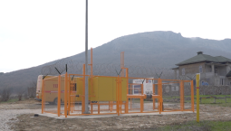 В селе Тыловое начали запуск газа к жилым домам