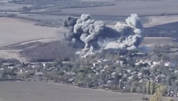 Освобождено Вишнёвое в Днепропетровской области