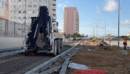 На проспекте Античный нарастили темп работ