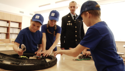 Юные инспекторы состязались в «Безопасном колесе»