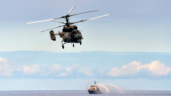 В Черном море прошли учения вертолетов Ка-27 