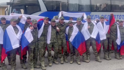 Группа российских военных вернулась из украинского плена
