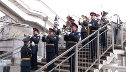 На вокзале Севастополя сыграли «Прощание славянки»