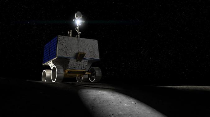 NASA выбрало место для посадки лунного ровера 