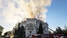 Как сотрудники музея спасали горевшую Панораму в Севастополе 