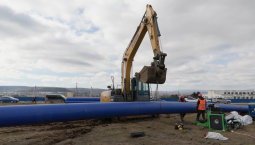 В Феодосии ремонтируют магистральные водоводы