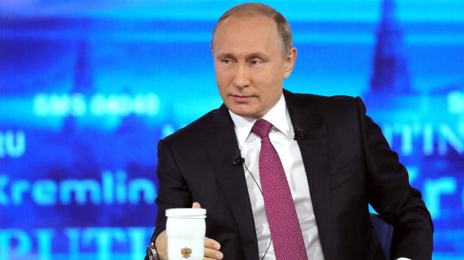 Телевидение Франции транслирует Путина в прямом эфире