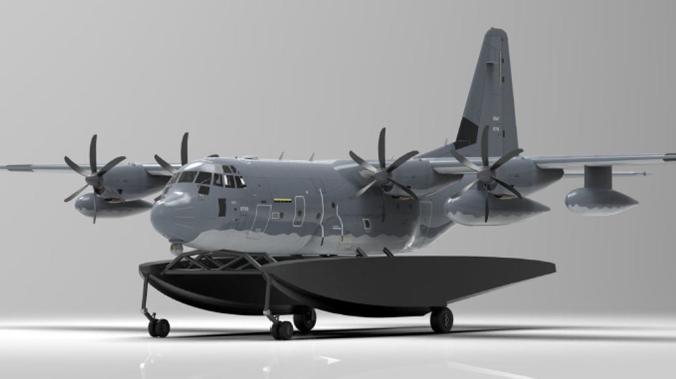 Спецназ США задумал превратить транспортный самолет С-130 в амфибию