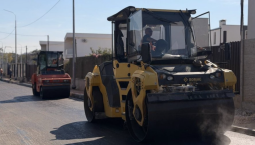 В севастопольском микрорайоне Дергачи строят новую дорогу