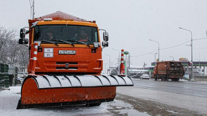 В Крыму дорожники работают в усиленном режиме
