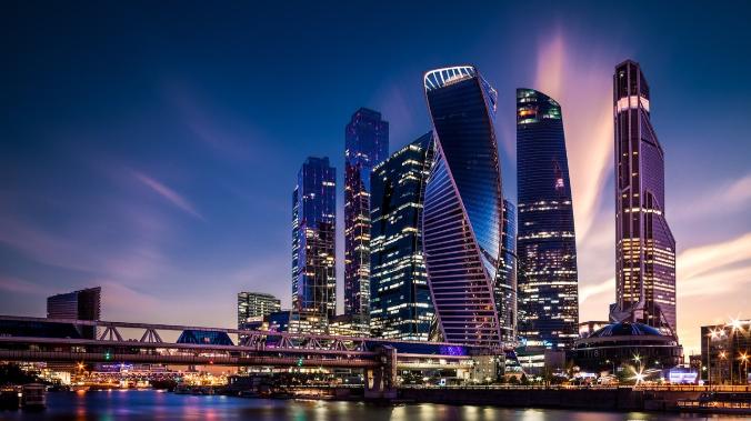 В небоскребах 