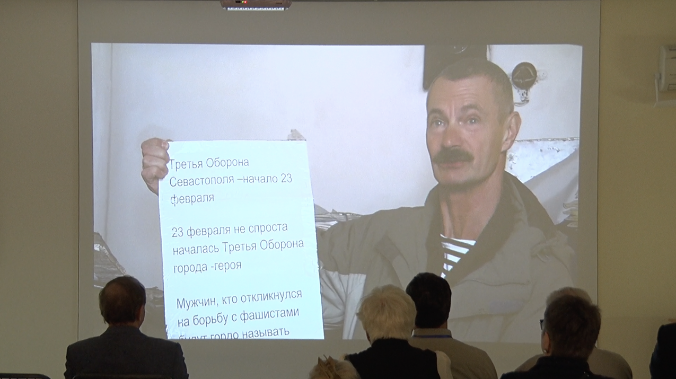На «35-й батарее» показали документальный фильм Алёны Иваниченко о Русской весне