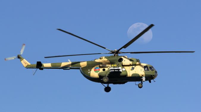 В Азербайджане разбился вертолёт Ми-17
