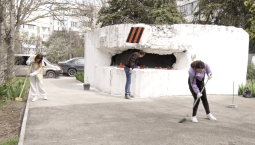 Чистота к 9 мая: у памятника «ДОТ № 30» в Севастополе навели порядок