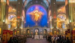 В Главном храме Вооружённых сил России встретили Крещение 