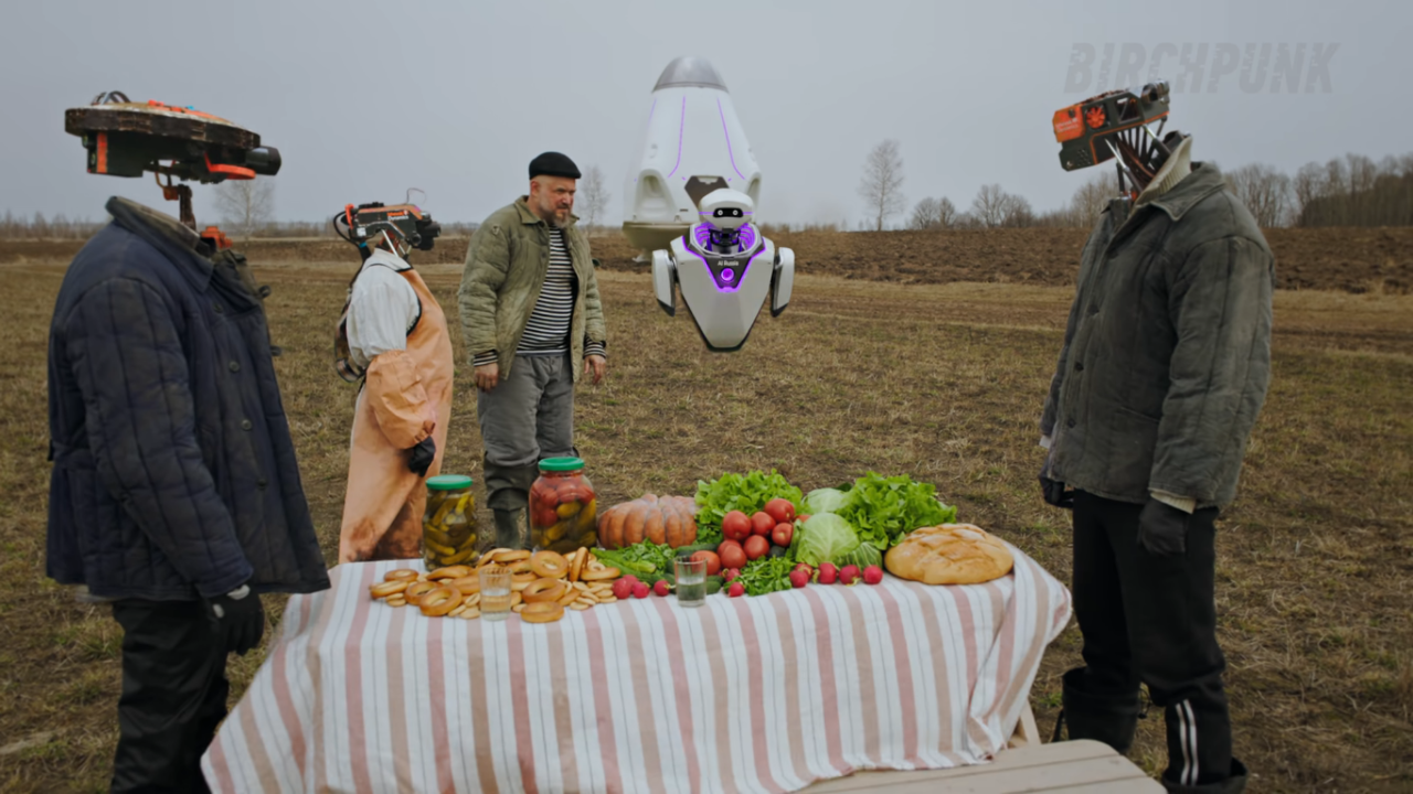 Кибер деревня. Birchpunk русская кибердеревня. Сергей Васильев кибердеревня. Birchpunk Сергей Васильев. Русская Кибер деревня.