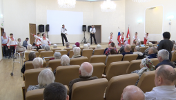 Ансамбль песни и пляски Краснознамённого Черноморского флота выступил в честь Сталинградской победы