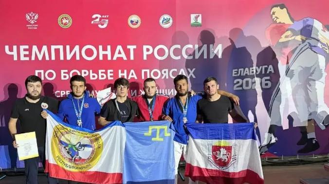 Крымские борцы взяли медали на чемпионате России