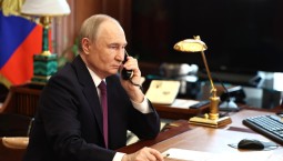 Путин и Трамп обсудили Ближний Восток и Украину
