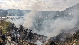 Женщина пострадала на пожаре в Инкермане