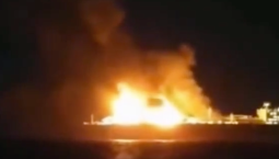 Российский газовоз атакован в Средиземном море