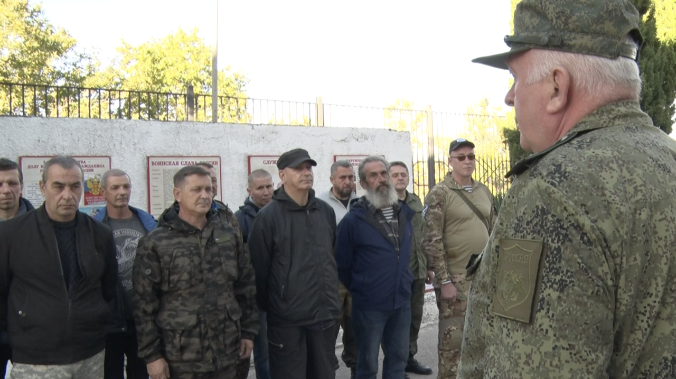 Севастополь проводил добровольцев на спецоперацию