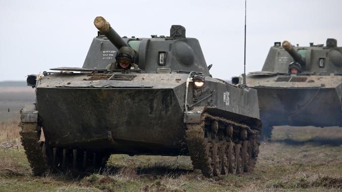 Перемещение военной техники на юге России осуществляется в рамках учений
