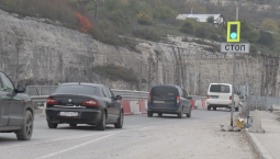 Реверсивное движение на мосту в Инкермане продлили до 18 ноября