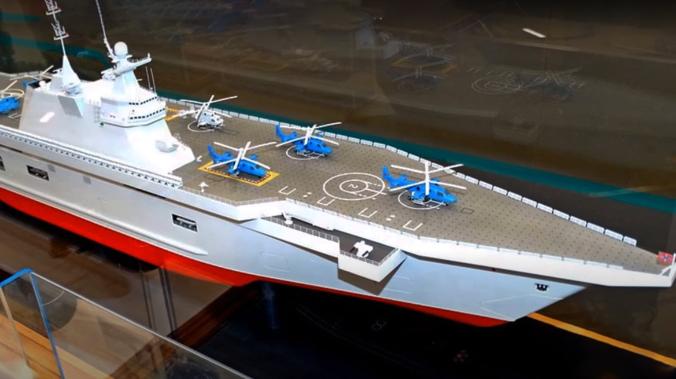 В Керчи ведутся активные работы по строительству новых универсальных десантных кораблей