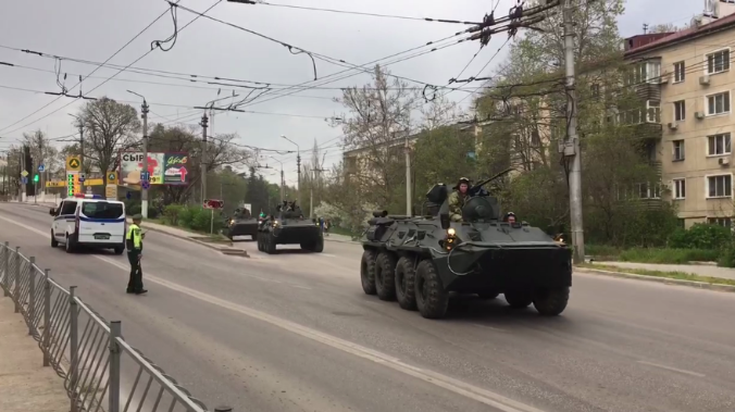 Первая репетиция парада Победы состоялась в Севастополе