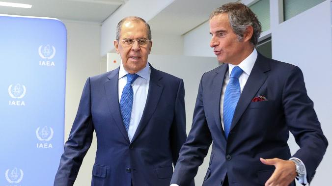 МИД России: Лавров и Гросси обсудили ситуацию вокруг Запорожской АЭС