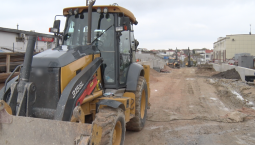 Работы на улице Адмирала Октябрьского выполнены на 65%