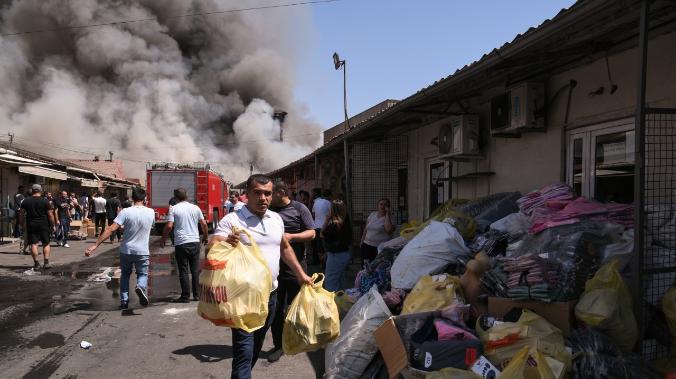 Взрыв на рынке Еревана: есть погибшие и пострадавшие