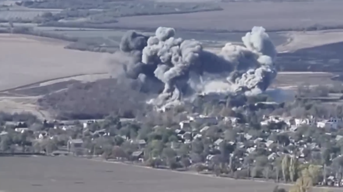 Освобождено Вишнёвое в Днепропетровской области