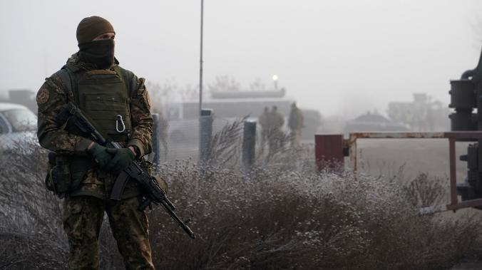 Два украинских морпеха замерзли насмерть под Донецком