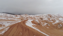 В пустыне Сахара выпал снег в седьмой раз за 40 лет