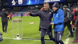 Фигуристка Медведева и актер Деревянко сыграли за ФК «Динамо»