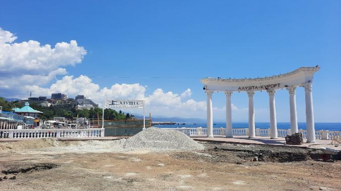 Набережная алушты сегодня фото