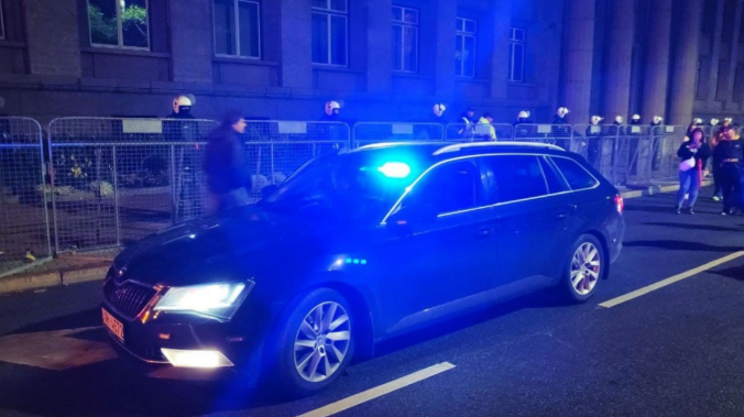 В Риге прошла массовая акция против обязательной вакцинации от коронавируса