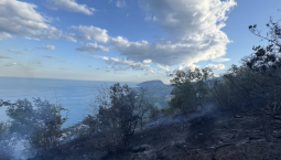 Пожар на горе Кастель в Алуште полностью потушен