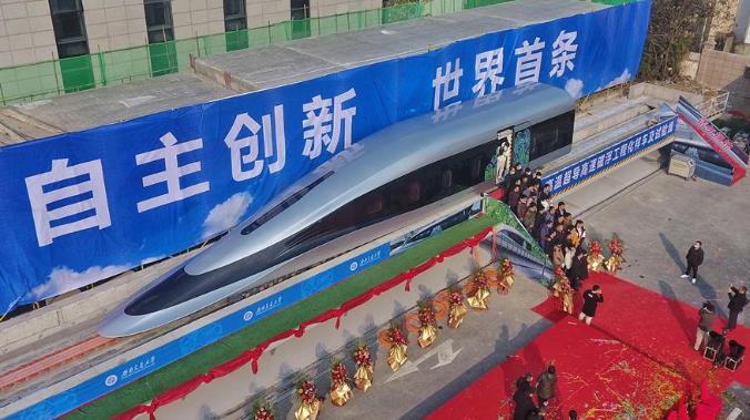 Китайцы разработали поезд-маглев с максимальной скоростью 1000 км/ч