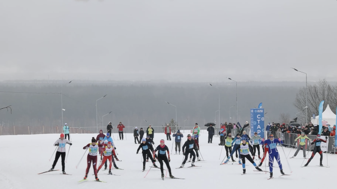 1 500 белгородцев приняли участие в «Лыжне России»