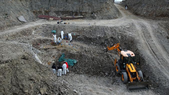Под Симферополем нашли свыше 450 погребальных сооружений