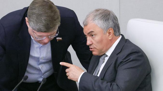 Володин: охранников, не пустивших в ресторан военного, следует отправить на Донбасс