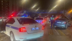 На улице Комбрига Потапова произошло массовое ДТП