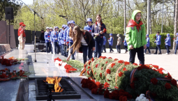 Артековцы и юнармейцы чтят память героев Великой Отечественной войны и спецоперации